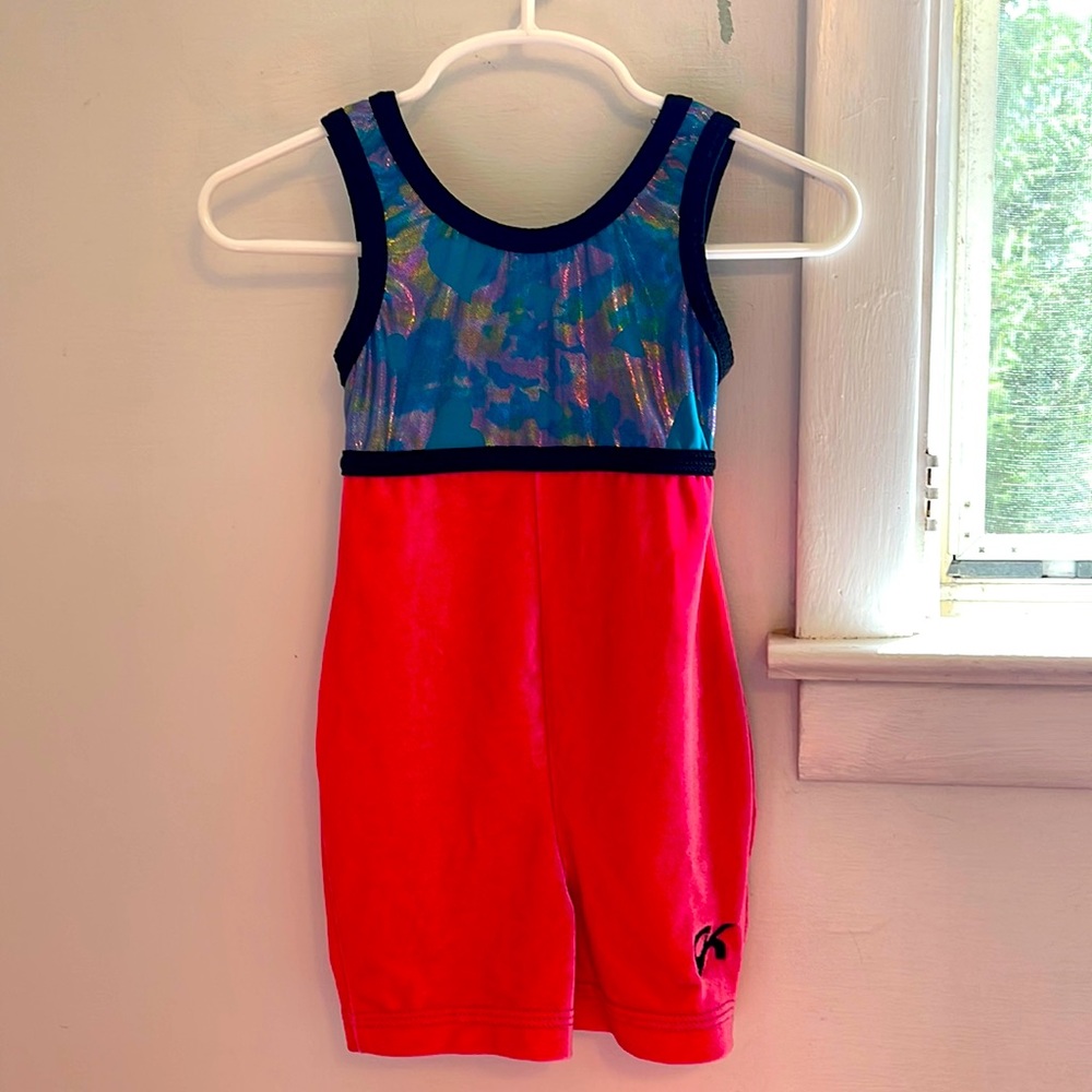 Little Girls XSM (3-5 y/o) unitard/shorts by GK.